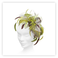 Fancy Bespoke Handmade Wedding and Races Fascinator available in many colours with samples available.