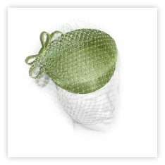 Brimmed Bespoke Handmade Wedding and Races Fascinator available in many colours with samples available.