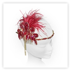 Brimmed Bespoke Handmade Wedding and Races Fascinator available in many colours with samples available.
