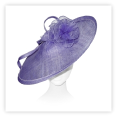 Brimmed Bespoke Handmade Wedding and Races Fascinator available in many colours with samples available.