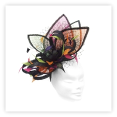 Fancy Bespoke Handmade Wedding and Races Fascinator available in many colours with samples available.