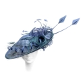 Brimmed Bespoke Handmade Wedding and Races Fascinator available in many colours with samples available.